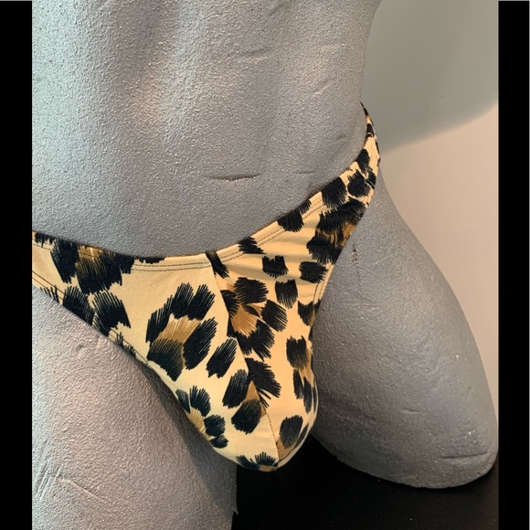 Men’s Cheetah Full Pouch Thong made in USA R105T - Picture 6 of 7